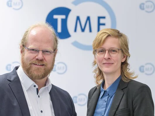 Kongresspräsident Rainer Röhrig und die Vorsitzende des Programmkomitees begrüssen Sie ab Mittwoch zu den Tutorials und ab Donnerstag zum TMF Jahreskongress in Aachen.