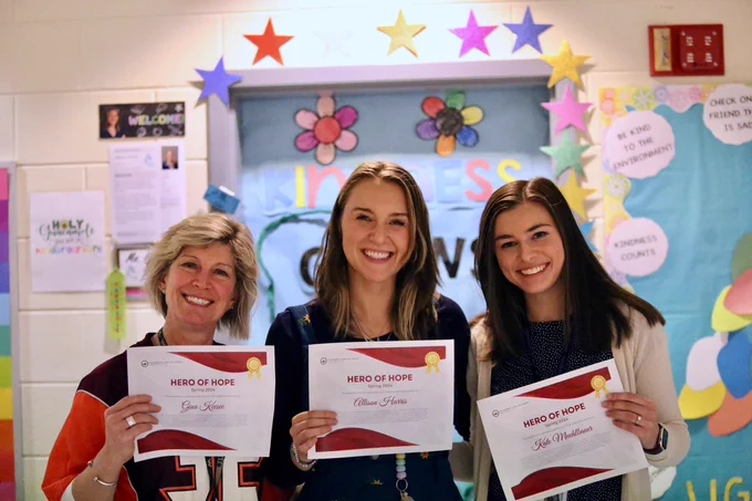 Photo of Gina Keesee, Kate Muehlbauer, and Allison Harris.