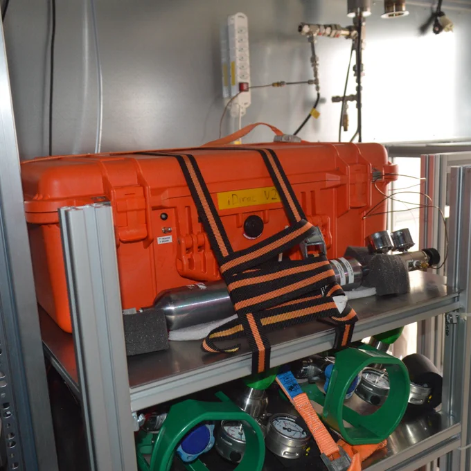 The iDirac gas chromatograph (https://amt.copernicus.org/articles/13/821/2020/) used to monitor ambient isoprene during the ACE campaign