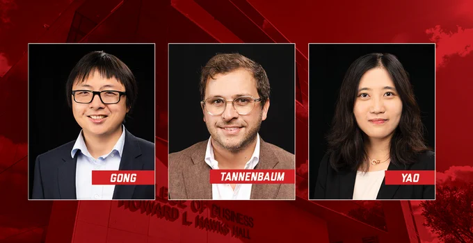 Portraits of Gong, Tannenbaum and Yao