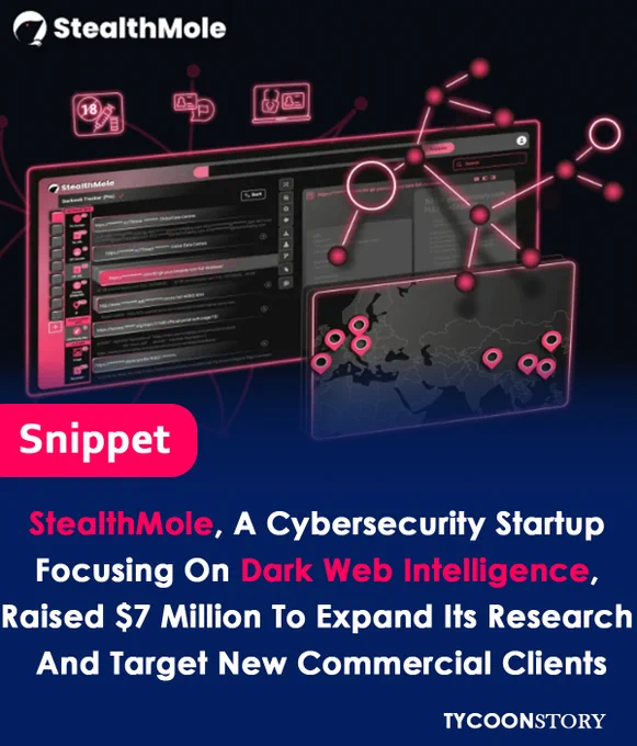 AI-powered dark web intelligence firm StealthMole secured $7 million