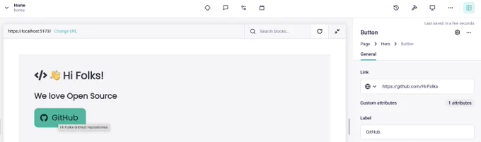 A preview, a screenshot of the preview of the website for HiFolks