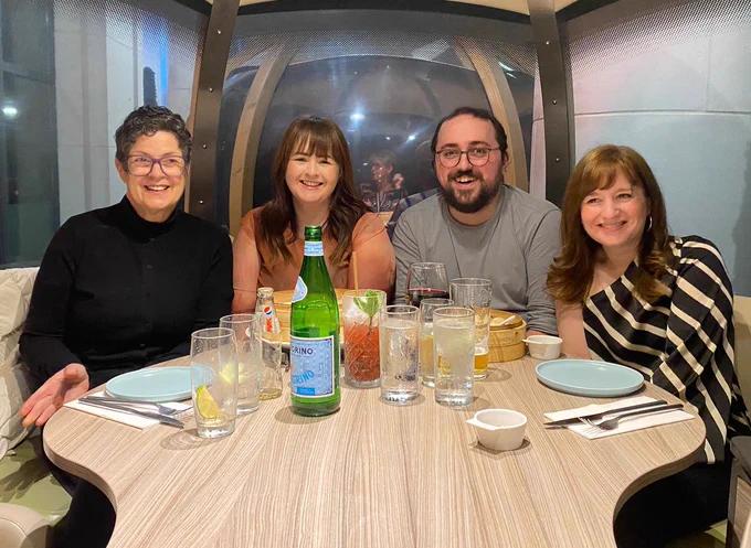 Some of the #NIdoc crew in the Dumpling Library