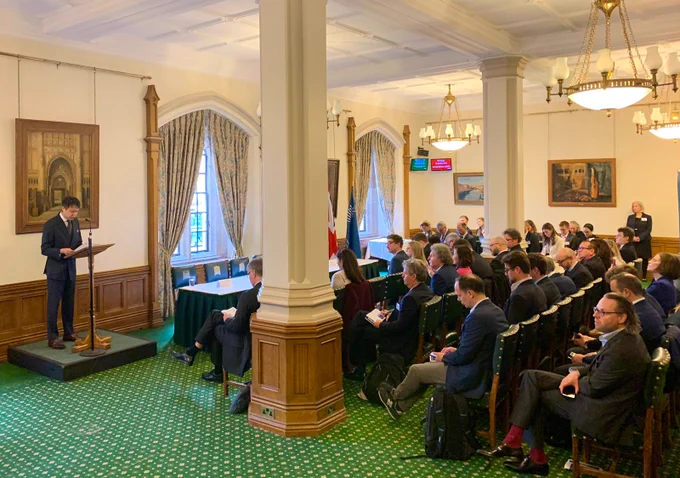 WIPO Director General Daren Tang launched a report into the UK’s IP-backed finance landscape.