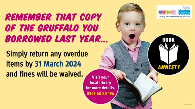Book amnesty!