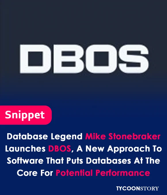 Mike Stonebraker, a database pioneer, launches DBOS, a revolutionary OS with a database at its core
