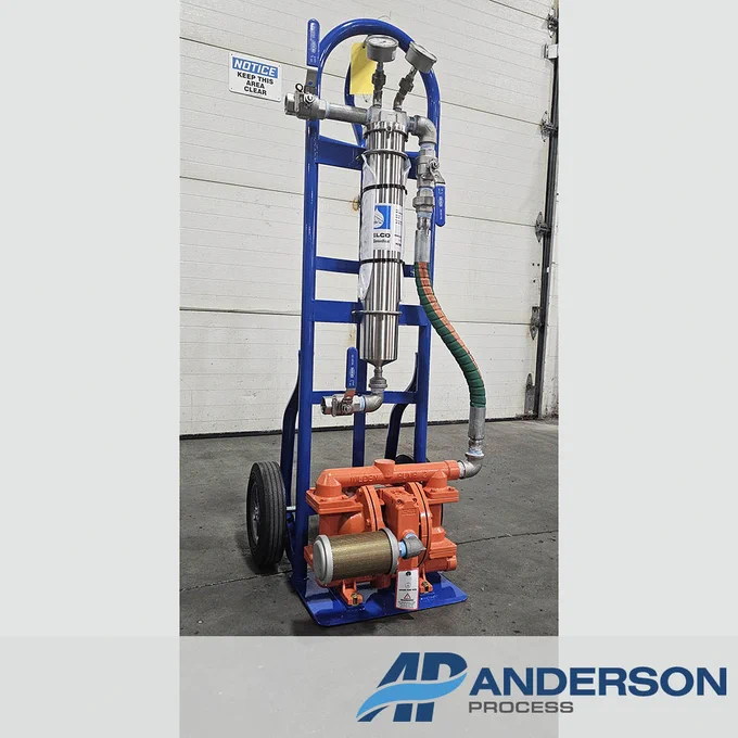 Wilden Pump and Shelco Filter Hand Cart
