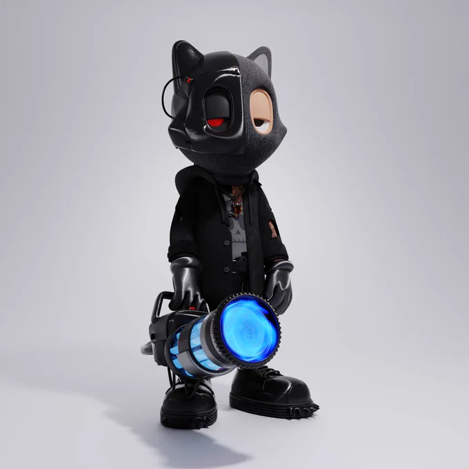 A kid called Time is moving through time  & space and all adventures on my forever beast. He will showcase his style more to follow. A kid called beast art as created when you reach a 100 beasts or more.