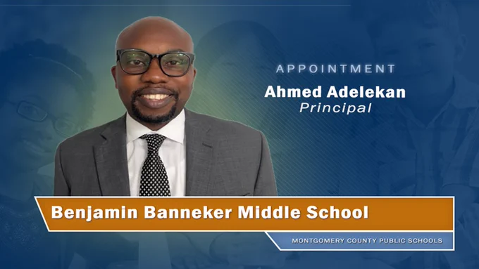 Ahmed Adelekan, Benjamin Banneker Middle School