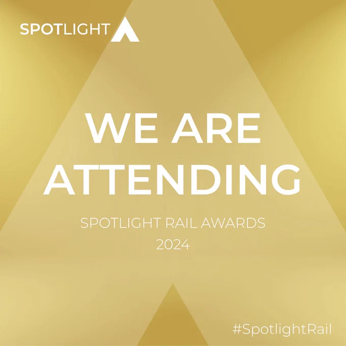 SPOTLIGHT Rail Awards 2024 - we are attending. #SpotlightRail