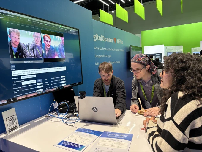 The DigitalOcean team is at the NVIDIA GTC 2024 to meet and chat with AI startups and entrepreneurs.