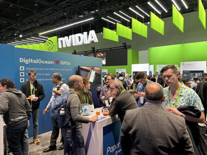 The DigitalOcean team is at the NVIDIA GTC 2024 to meet and chat with AI startups and entrepreneurs.
