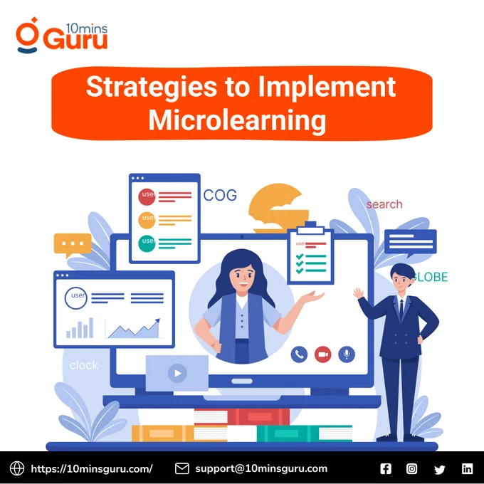 Microlearning, Microlearning Strategies, Video learning, Knowledge, Mobile learning, Learning process, Resource sharing