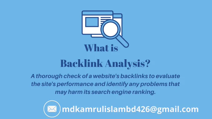"Backlink analysis is the process of evaluating the links pointing to your website from other sites. It helps uncover valuable insights into your site's SEO performance, identifying areas for improvement and opportunities for strategic growth. #SEO #BacklinkAnalysis"