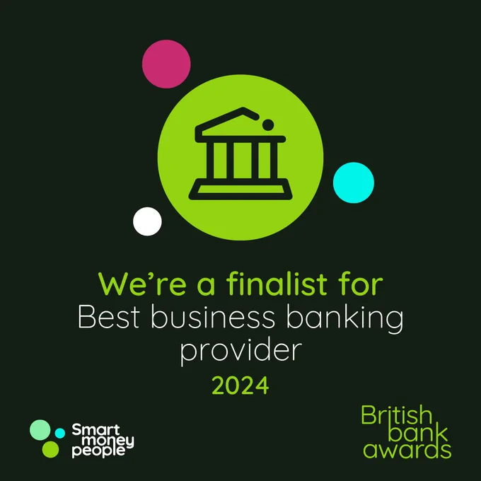 Finalist for Best Business Banking provider 2024