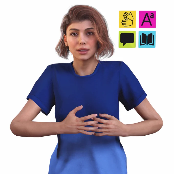 Cassie, the synthetic sign language translator.