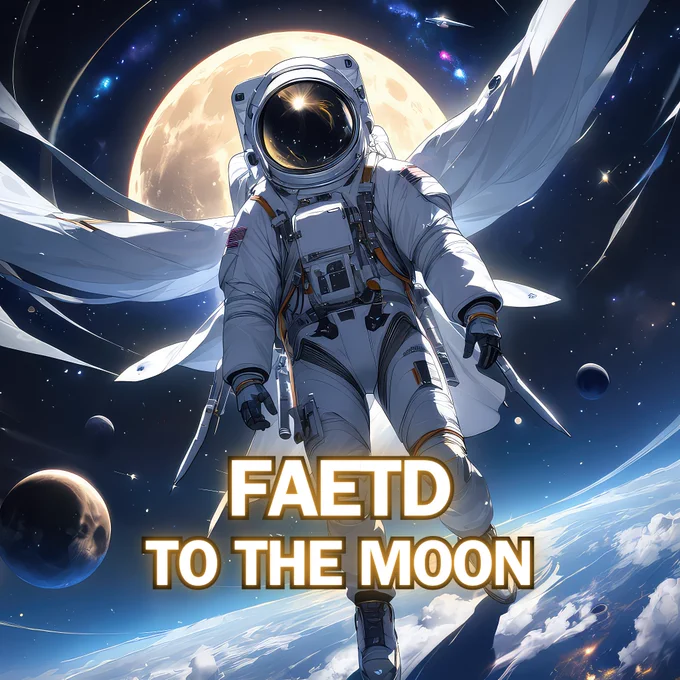to the moon, NFT-song by FAETD