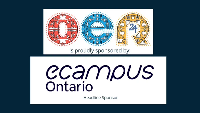 OER24 is proudly sponsored by ecampus Ontario Headline Sponsor