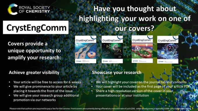 Graphic asking 'Have you thought about highlighting  your work on one of our covers?'