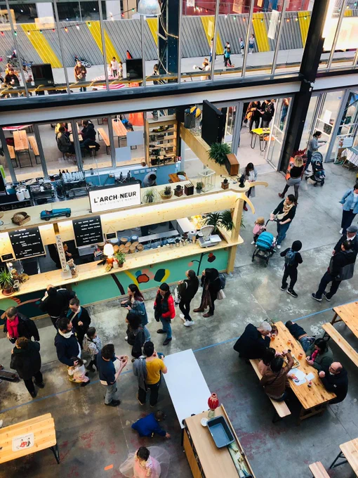 La halle gourmande, culturelle, festive et solidaire de Chaud Boullion.
Crédit photo : Chaud Boullion