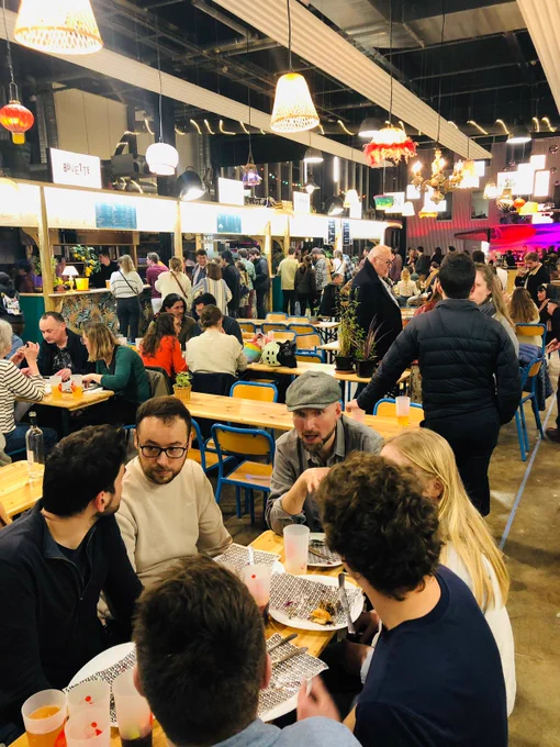 La halle gourmande, culturelle, festive et solidaire de Chaud Boullion.
Crédit photo : Chaud Boullion