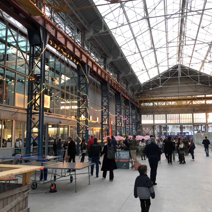 La halle gourmande, culturelle, festive et solidaire de Chaud Boullion.
Crédit photo : Chaud Boullion