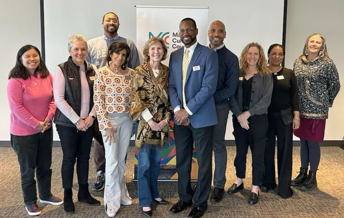 group photo of Council members and Michael Bobbitt at today's retreat