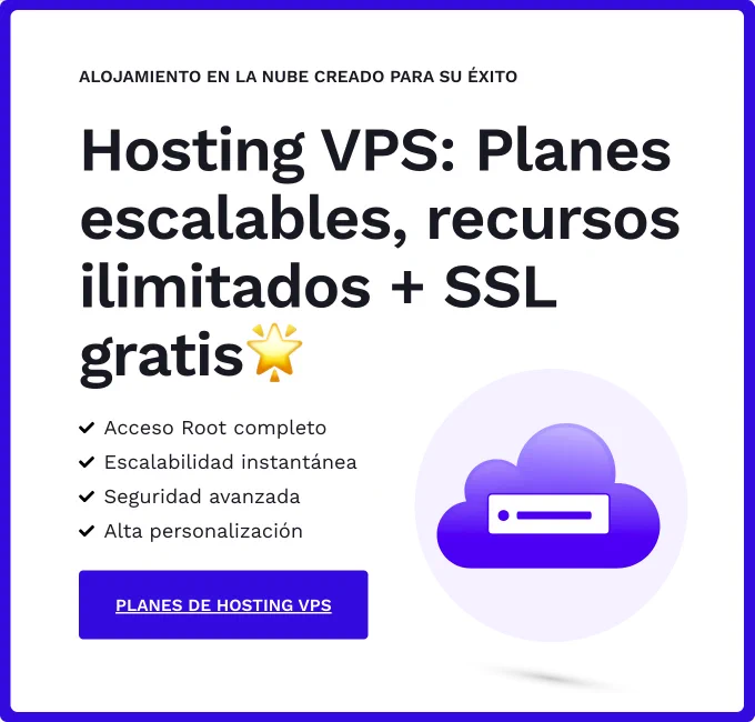 Hosting InterSitios ofrece planes de Hosting VPS con recursos ilimitados y cPanel gratis