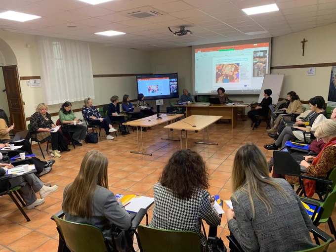 Group discussion at the recent kick off meeting in Rome 