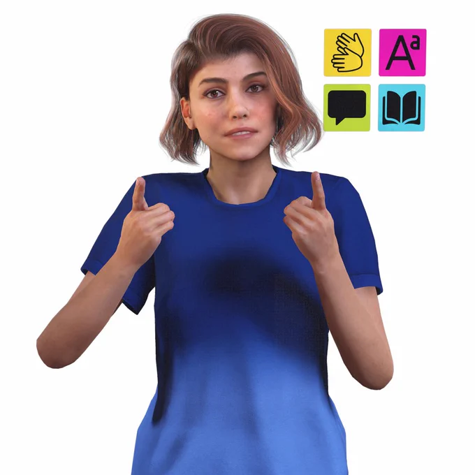 Artificial intelligence sign language translator called Cassie.