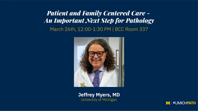 A graphic of Dr. Jeffrey Myers for USCAP 2024.
