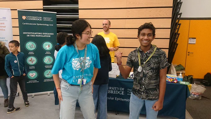 Our volunteers talking with the public 