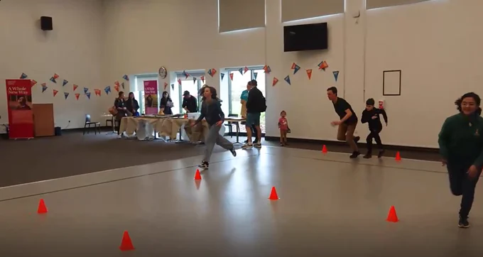 Families running in our race 