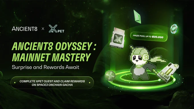 Ancient8 Odyssey: Mainnet Mastery with xPet