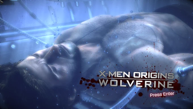 High-resolution PC screenshot of Wolverine in the adamantium tank
