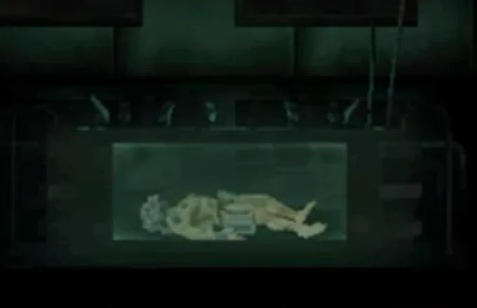 Blurry DS screenshot of Wolverine in the adamantium tank