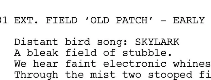 ‘Distant bird song: SKYLARK’