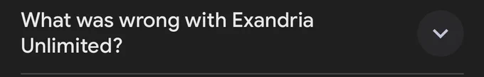 What was wrong with Exandria Unlimited?