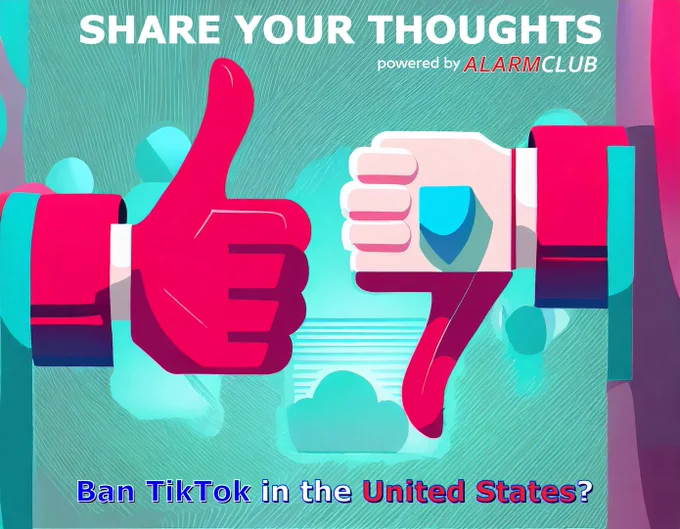 With the ongoing debate surrounding the banning of TikTok, we want to hear from our AlarmClub clients! Share your opinion below, whether you think TikTok should be banned in the United States.