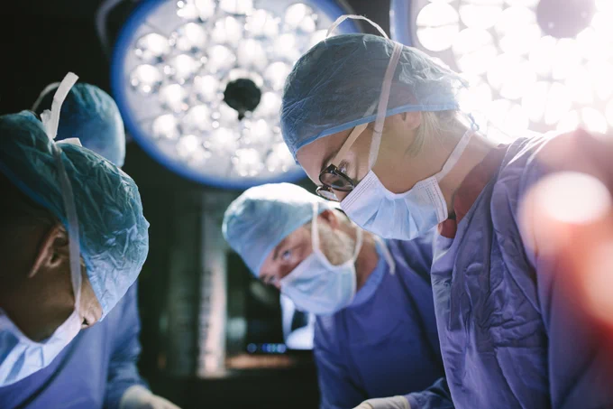 Surgeons in theatre