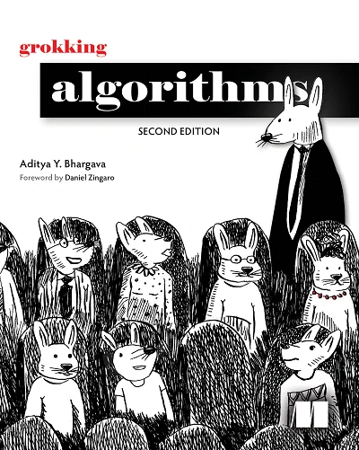 Cover of the book Grokking algorithms second edition by Aditya Y. Bhargava