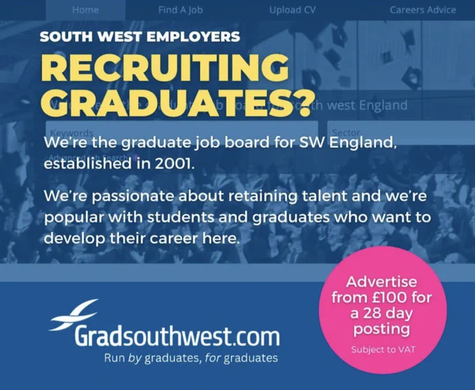 Ready to elevate your team with the best & brightest local graduates? Join the ranks of esteemed businesses across the SW who rely on us for their recruitment needs. Visit www.gradsouthwest.com today and ADVERTISE now to start your search for top-tier talent. #hiring #graduates