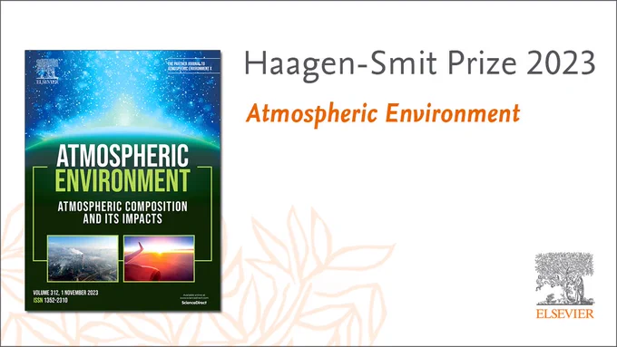 Text: Haagen-Smit Prize 2023 
Atmospheric Environment
Elsevier
