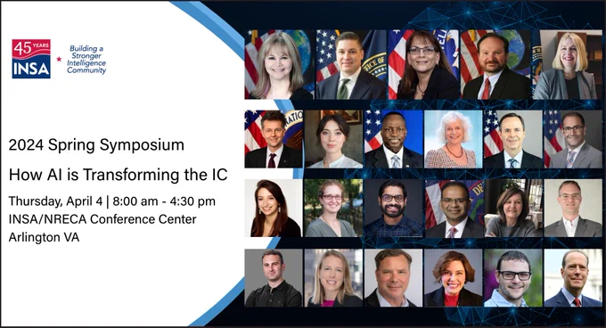 INSA 2024 Spring Symposium Banner - April 4 2024; Arlington VA