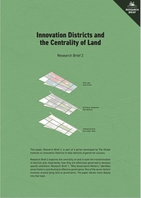 Innovation Districts and the Centrality of Land 
