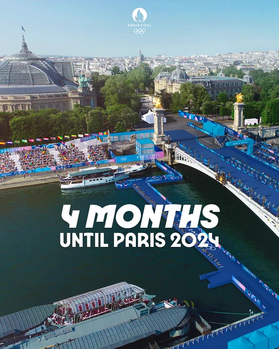 4 months until Paris 2024