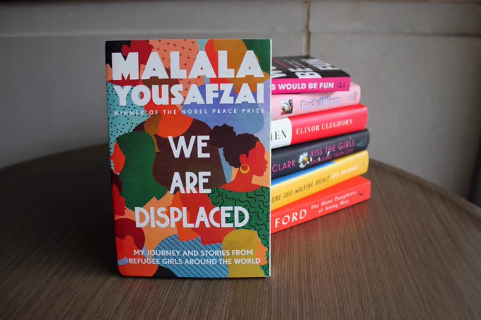 We Are Displaces book cover by Nobel Peace Prize winner Malala Yousafzai 