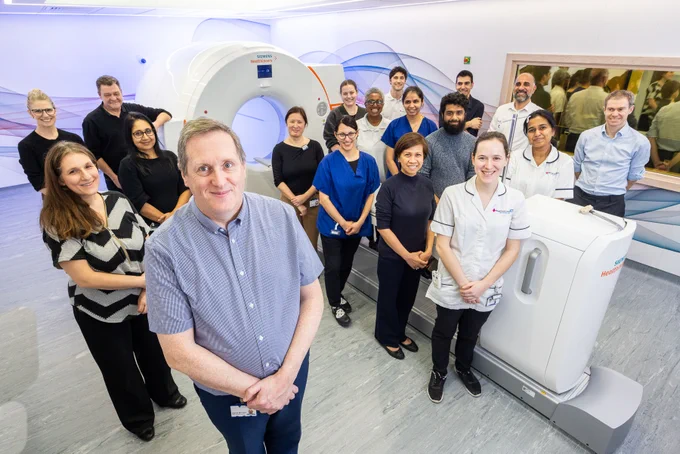 The team behind the Royal Free Hospital's new PET scanner