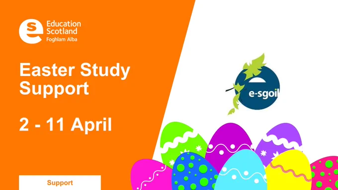 Easter Study Support 
2 - 11 April