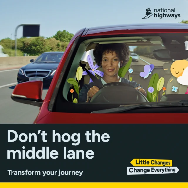 Don't hog the middle lane, transform your journey. Little changes, change everything.